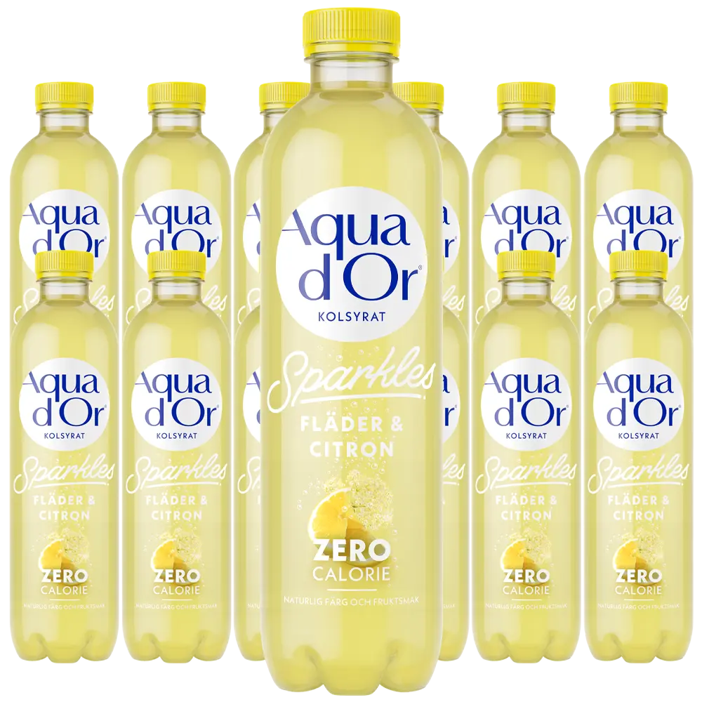 Aquador Fläder/Citron Kolsyrad 50cl x 12