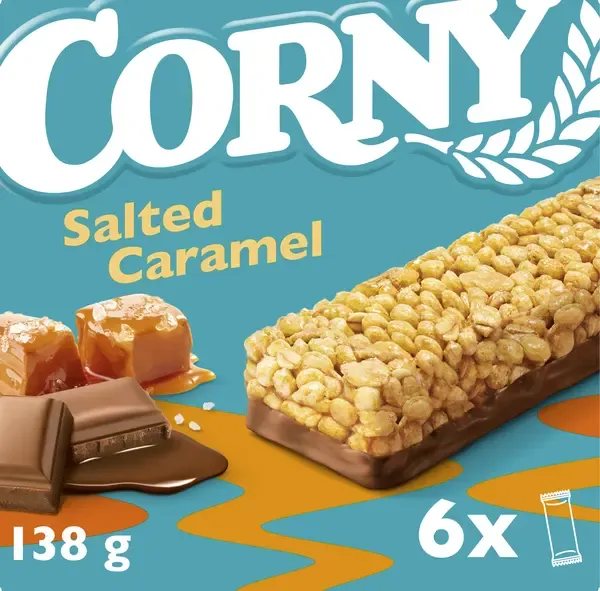 Corny Salted Caramel 6-pack 23g x 10st
