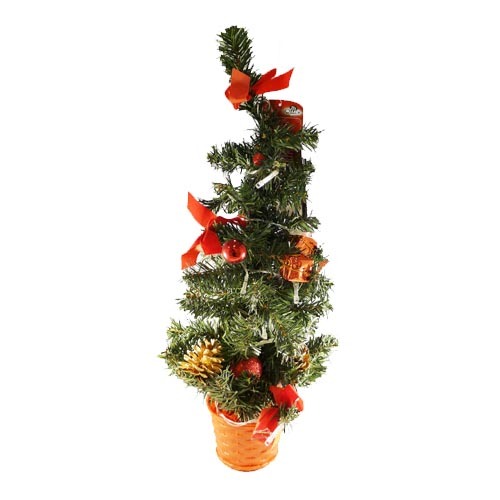 Julträd 45 cm med ledlampor /