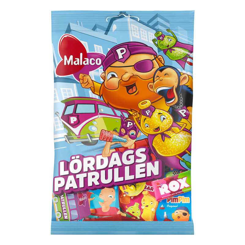LÖRDAGSPATRULLEN MALACO 155 G PÅSE /