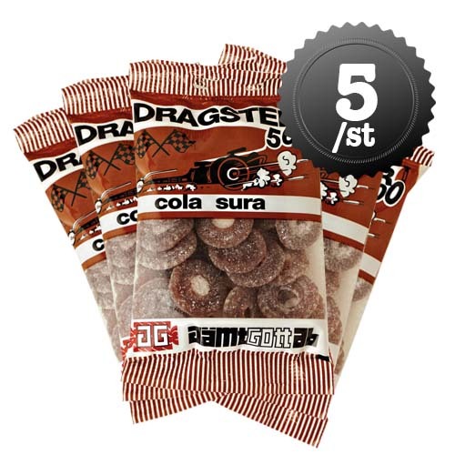 DRAGSTER COLA SURA 65G - 5 st /