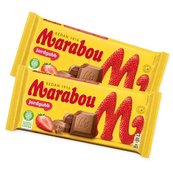 2st - Marabou Jordgubb 185g