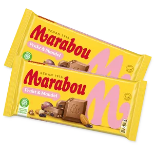 2st - Marabou Frukt & Mandel 200g