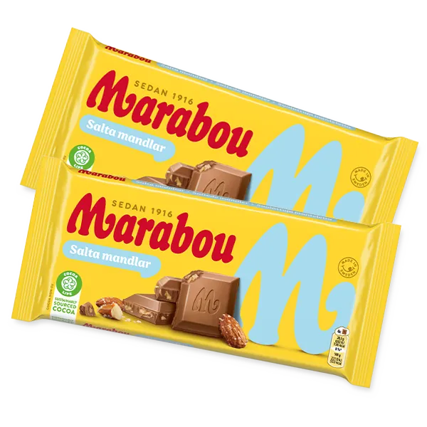 2st - Marabou Salta Mandlar 200g