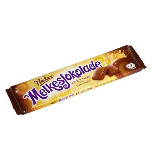 Nidar Melkesjokolade Storplate 180g /