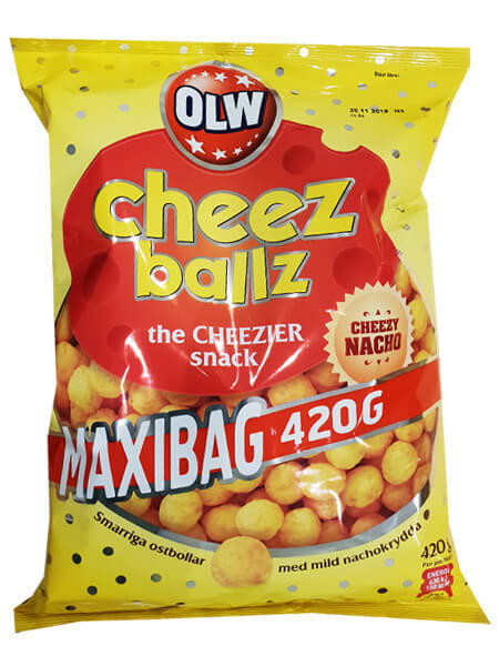 OLW Cheez Ballz MAXIBAG 420g /