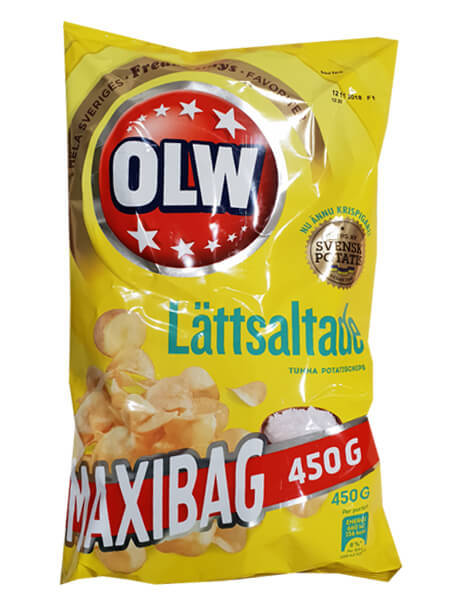 MAXIBAG - Lättsaltade 450g