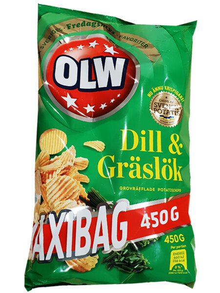 MAXIBAG - Dill & Gräslök 450g