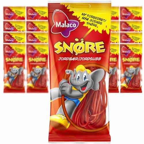 Malaco Jordgubssnören 94g x 24 st /