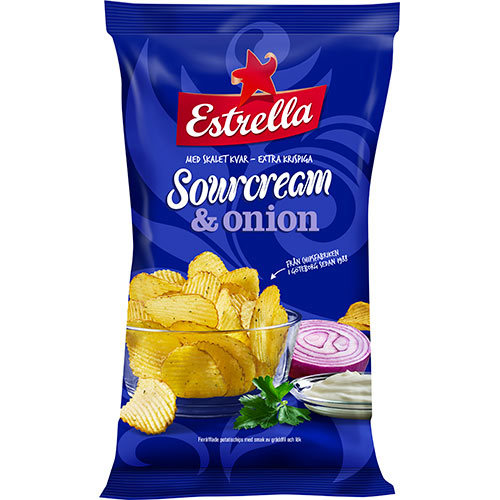Estrella Sourcream & Onion 175g /