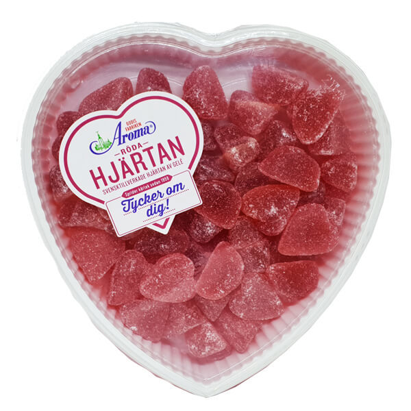 Aroma Röda Hjärtan i Ask 385g