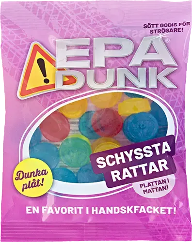 Epa Dunk Schyssta Rattar 80g