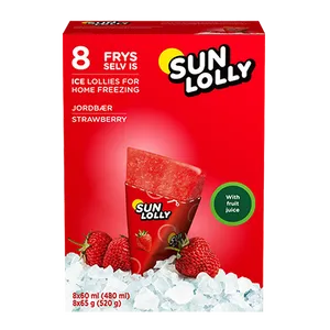 Sun Lolly Jordgubb 8-pack