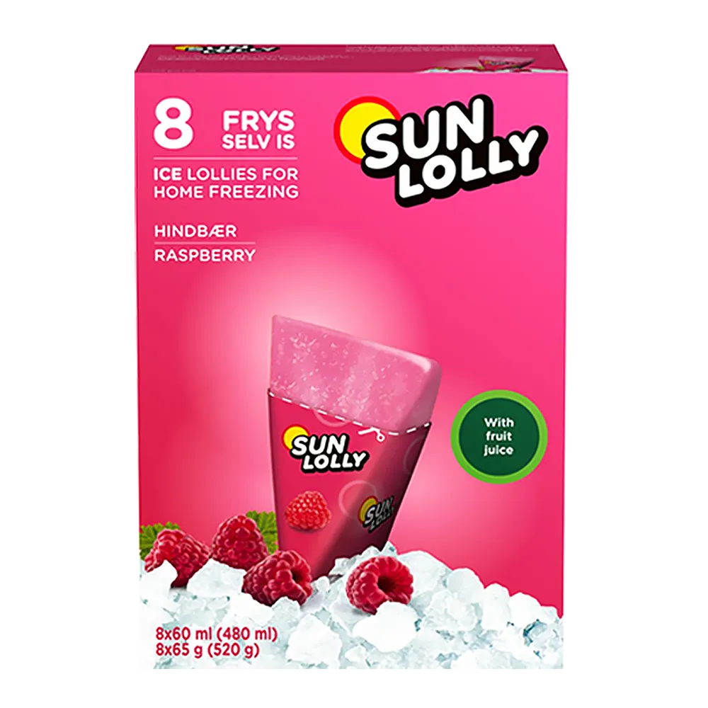 Sun Lolly Hallon 8-pack