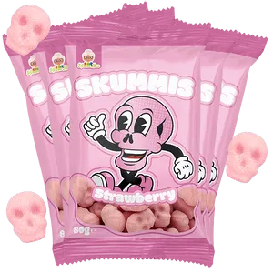 5st - Skummis Strawberry 80g