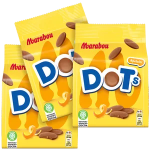 3st - Marabou DOTs Apelsin 120g
