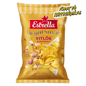 Estrella Brynt Smör Vitlök&Havssalt 175g