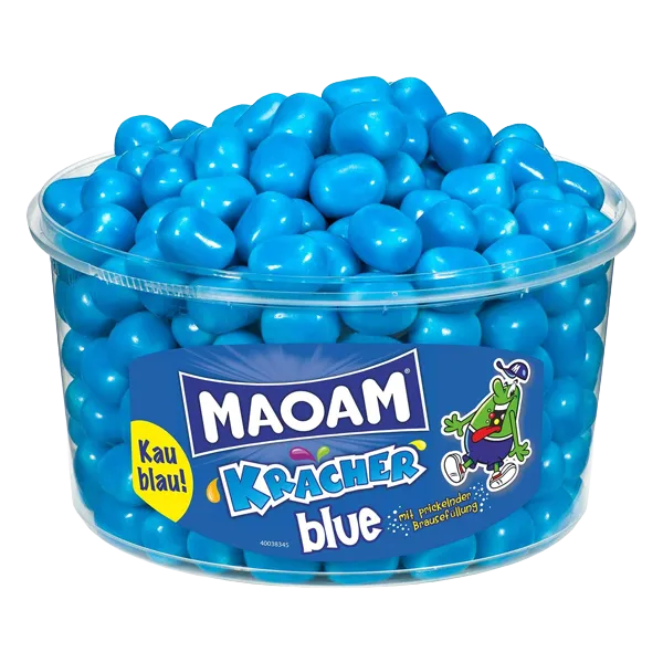 Maoam Kracher/Kastanjer Blue 1,2KG