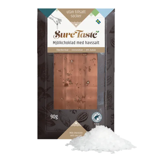 Chokladkaka Mjölkchoklad Havssalt 90g