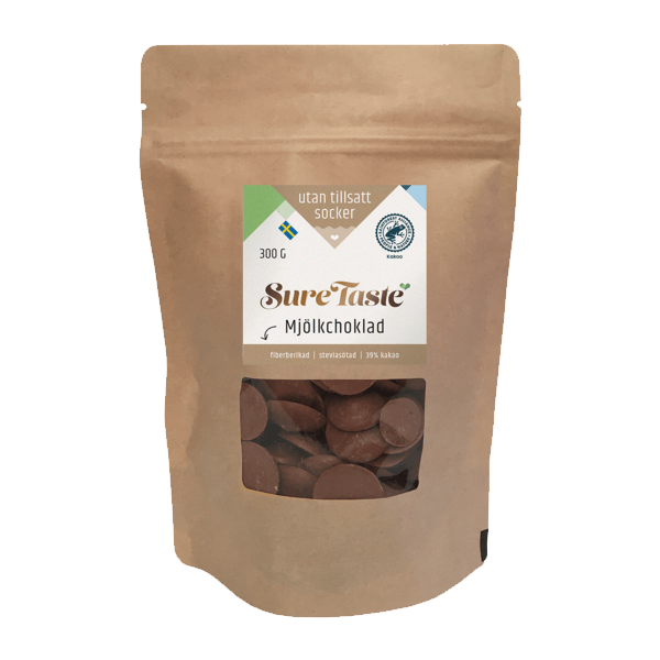 Chokladpellets Mjölkchoklad 300g | Sortiment | Gottegrisen