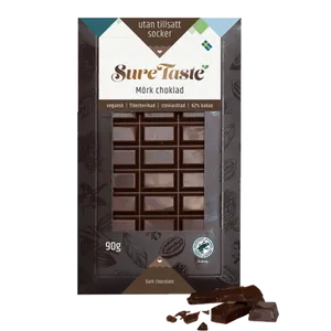 Sure Taste Chokladkaka Mörk Choklad 90g