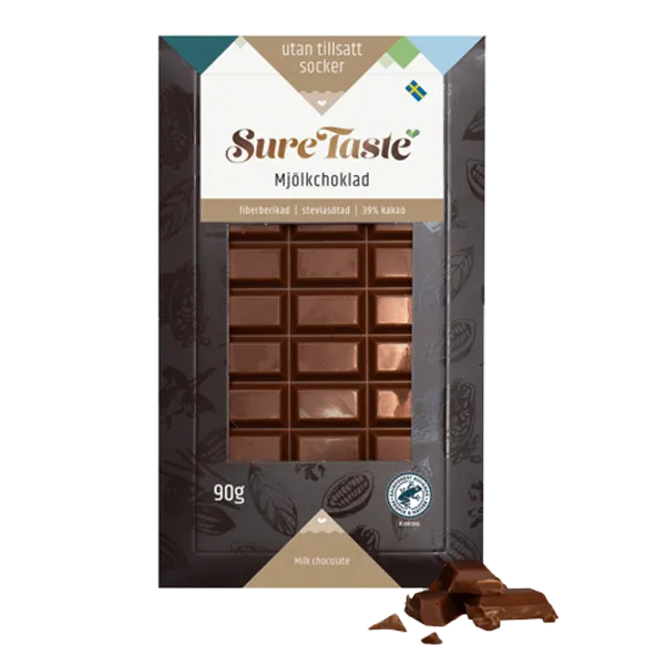 Sure Taste Chokladkaka Mjölkchoklad 90g