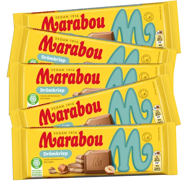 5st - Marabou Drömkrisp 100g