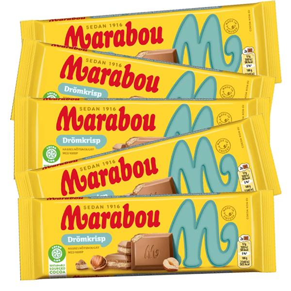 5st - Marabou Drömkrisp 100g