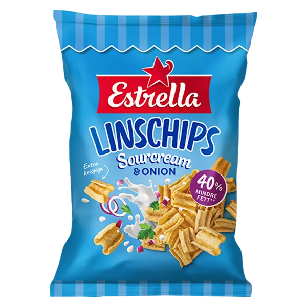 Estrella Linschips Sourcream & Onion 90g