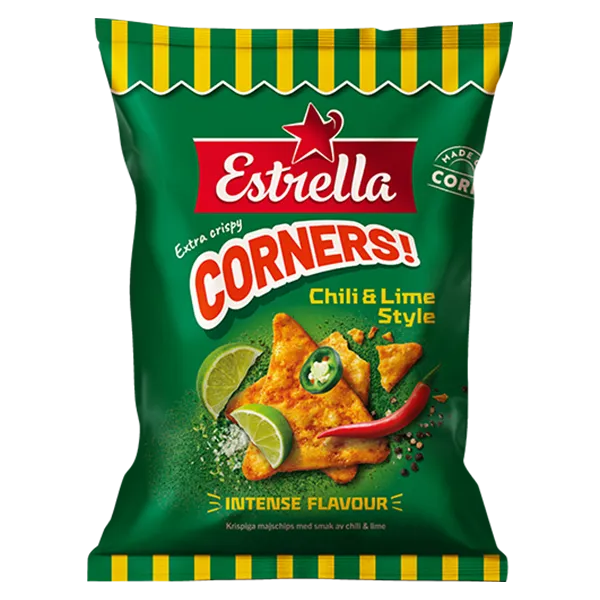 Estrella Corners Chili Lime Style 160g