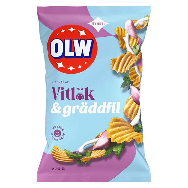 OLW Vitlök & Gräddfil 275g