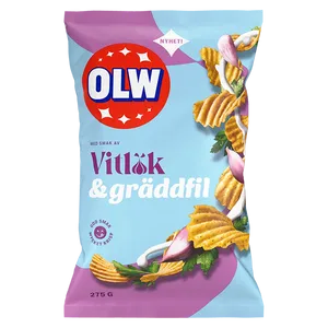 OLW Vitlök & Gräddfil 275g