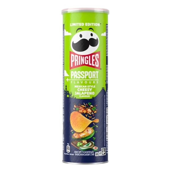 Pringles Mexican Cheesy Jalapeno 165g