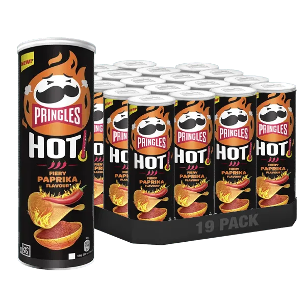 Pringles Hot Fiery Paprika 19 x 160g