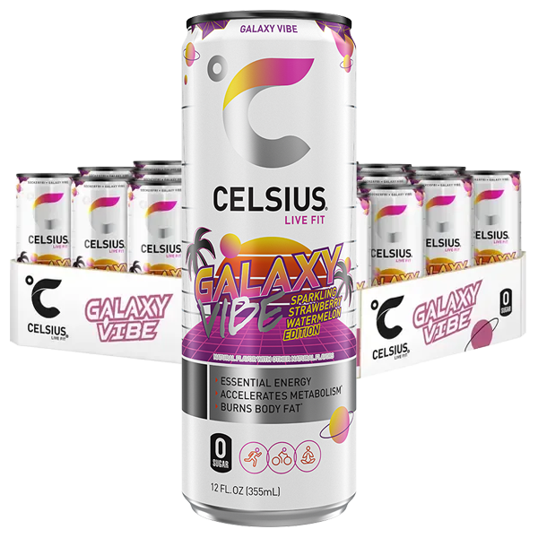 Celsius Galaxy Vibe 24st x 355ml | Sortiment | Gottegrisen