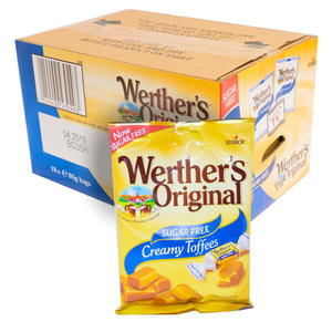 Werthers Toffe Sockerfri 80g x 18 st