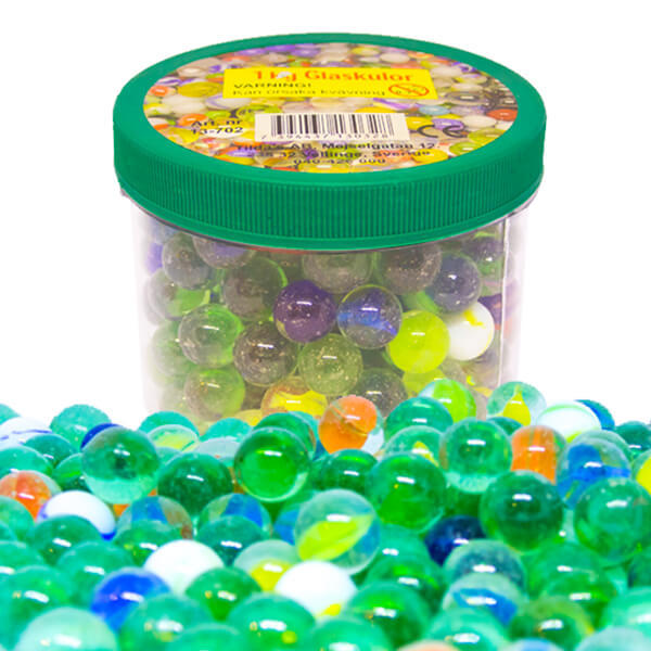 Spelkulor i glas - 1 kg /