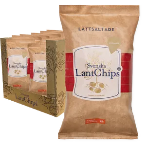 Lantchips Lättsaltade 10st x 200g