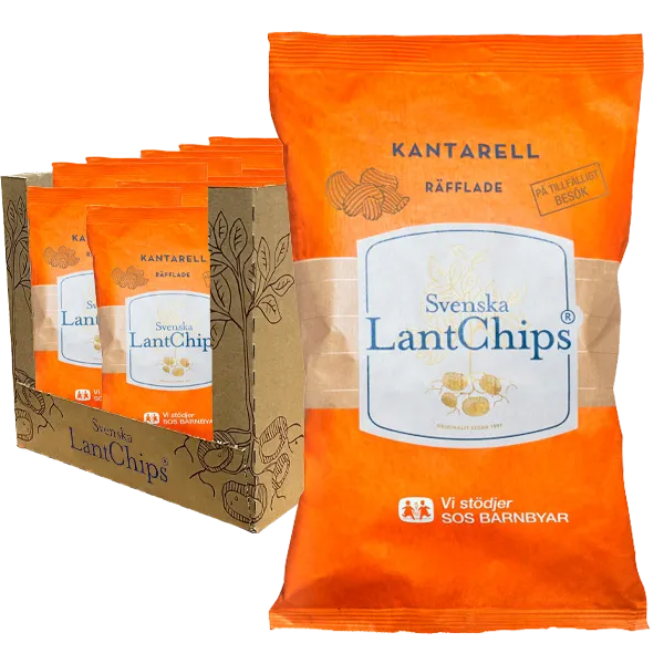 Lantchips Kantarell LTD 10 x 200g