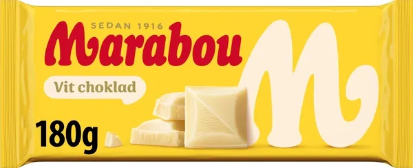 Marabou Vit Choklad 180g