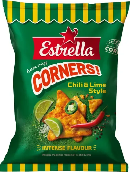 Estrella Corners Chili Lime Style 160g