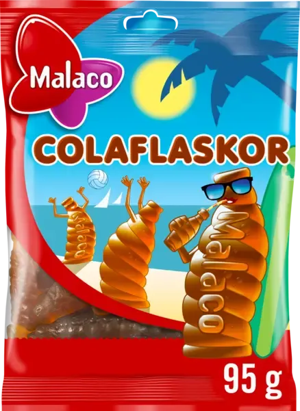 3st - Malaco Colaflaskor 95g