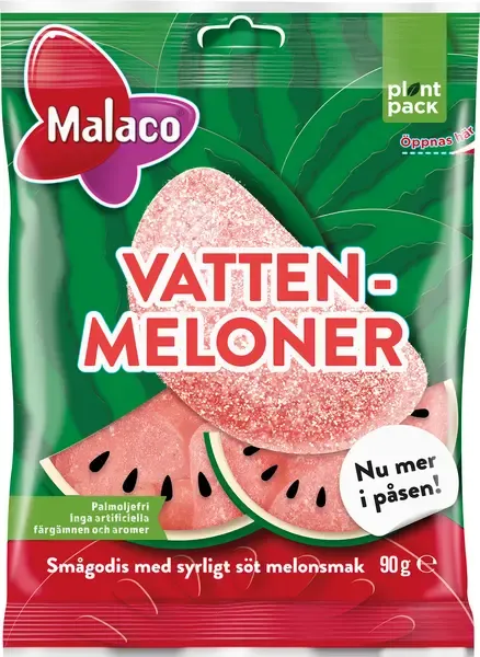 3st - Malaco Vattenmelon 90g