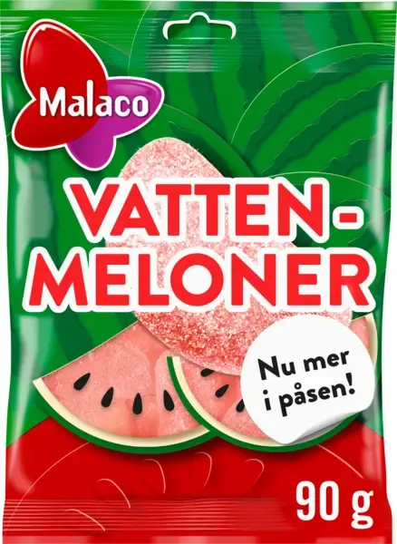 3st - Malaco Vattenmelon 90g