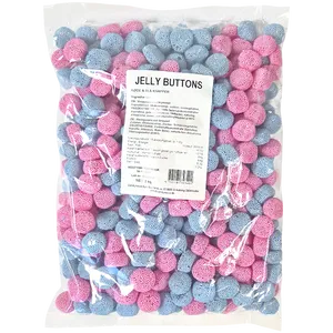 Jelly Buttons 2kg - Rosa & Blå knappar
