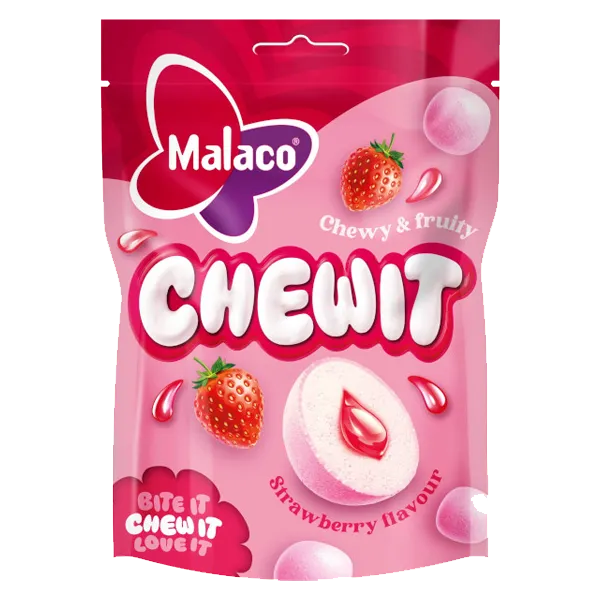 Malaco Chewit Strawberry 115g