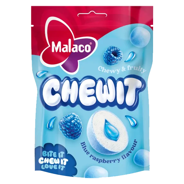 Malaco Chewit Blue Raspberry 115g
