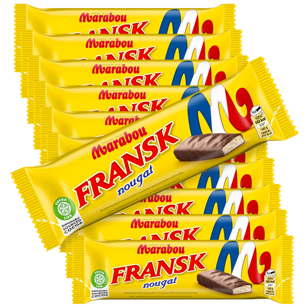 11st - Dubbel Fransk Nougat 46g