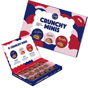 Fazer Crunchy Minis Chokladpraliner 148g