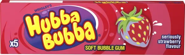 HUBBA BUBBA STRAWBERRY – 5 st